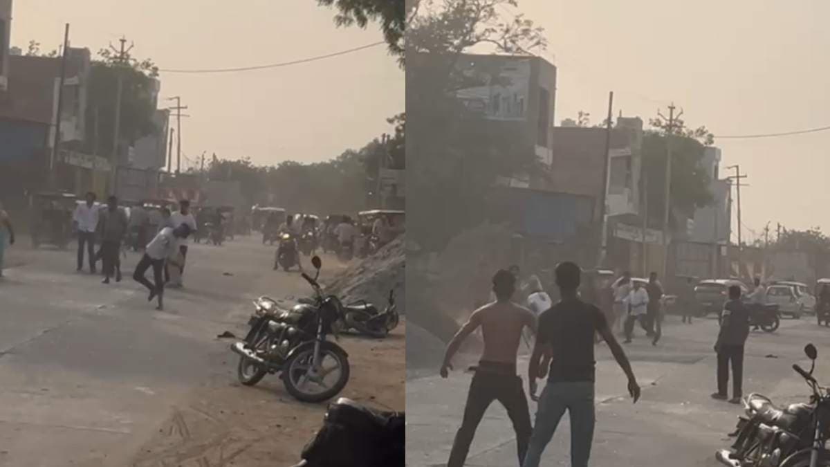 कोल्ड ड्रिंक के पैसे को लेकर हुआ बवाल, सड़क पर हुई जंग! हापुड़ का वीडियो वायरल