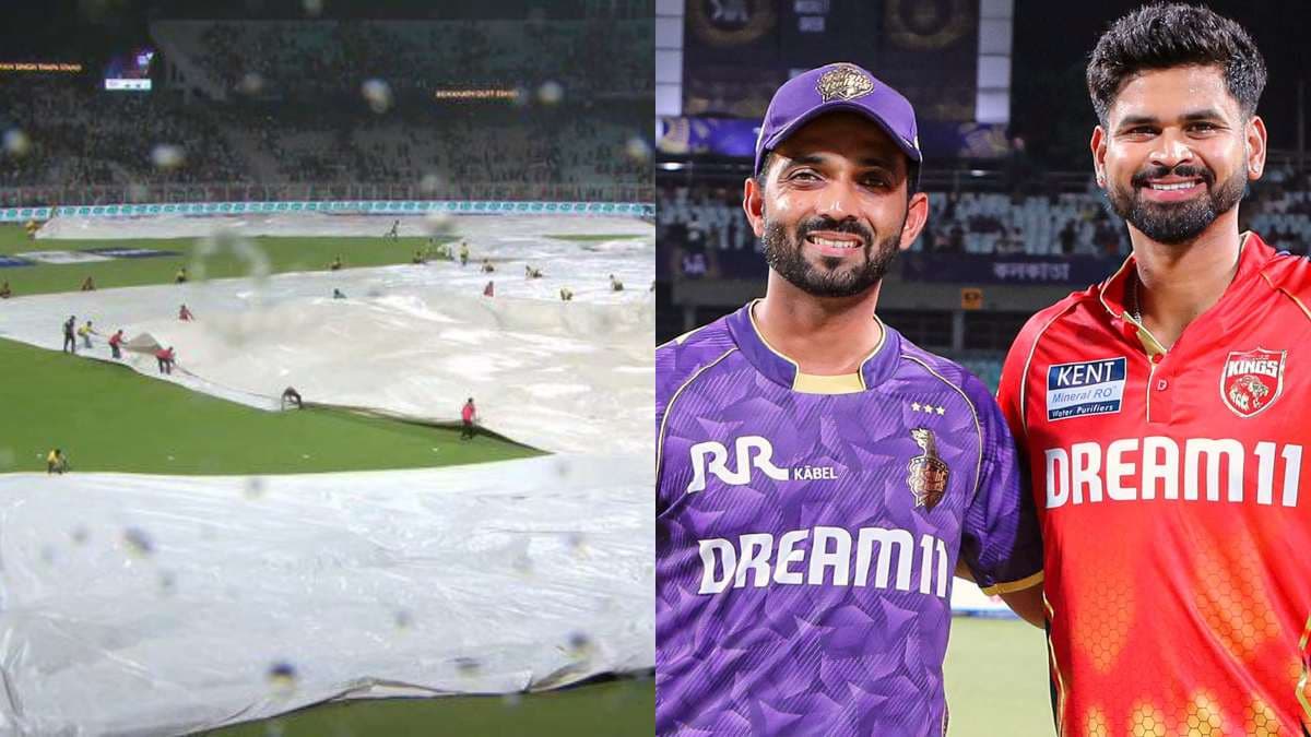 KKR vs PBKS: बारिश के कारण रद्द हुआ मुकाबला, इस टीम को हुआ भारी नुकसान
