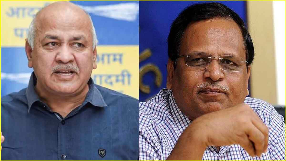 मनीष सिसोदिया और सत्येंद्र जैन के खिलाफ मुकदमा दर्ज, भ्रष्टाचार के मामले में बढ़ी मुसीबत