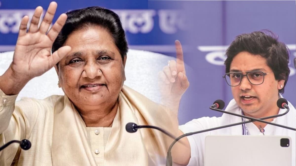 आकाश आनंद को लेकर मायावती का बड़ा बयान, कहा 'पार्टी के हित में लोगों को निकाला और वापस लिया जाता है'
