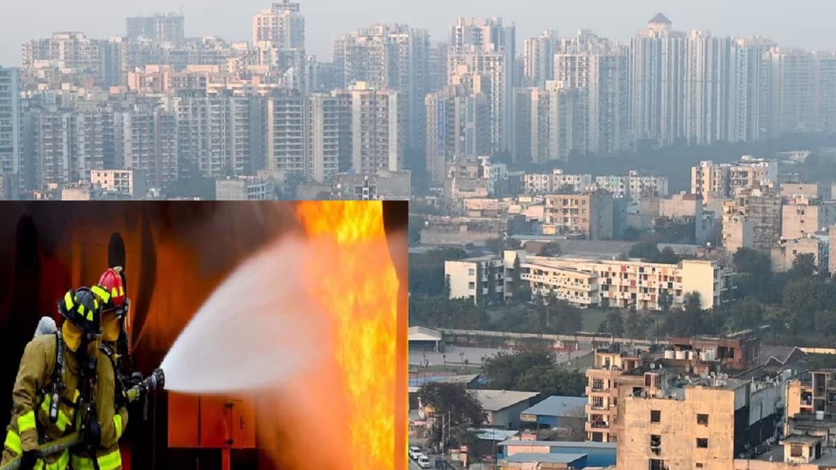 नोएडा एक्सटेंशन की सोसायटियां फायर सेफ्टी में फेल, आग लगने पर एओए और बिल्डर में से कौन होगा जिम्मेदार