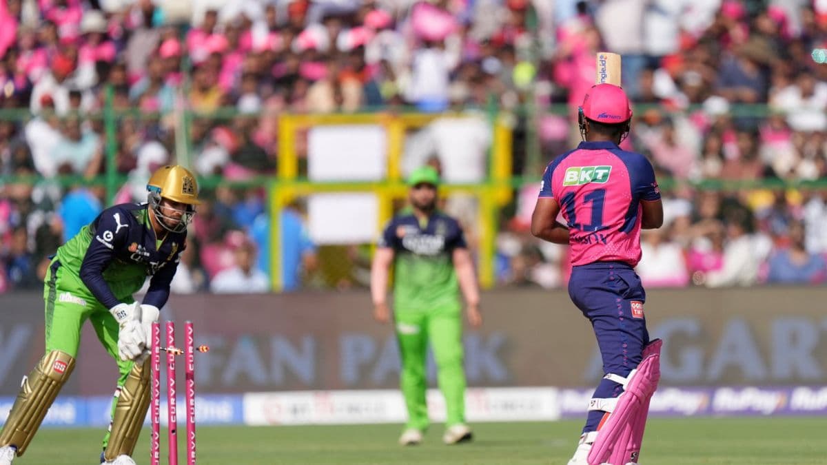 RR vs RCB: पिंक सिटी में भी नहीं चला कप्तान सैमसन का बल्ला, क्रुणाल को तोहफे में भेंट किया अपना विकेट