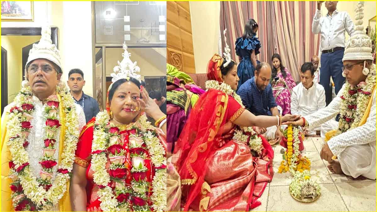 61 साल में BJP नेता बने दूल्हा, 50 साल की रिंकू के साथ दिलीप घोष ने लिए 7 फेरे; सामने आईं शादी की तस्वीरें