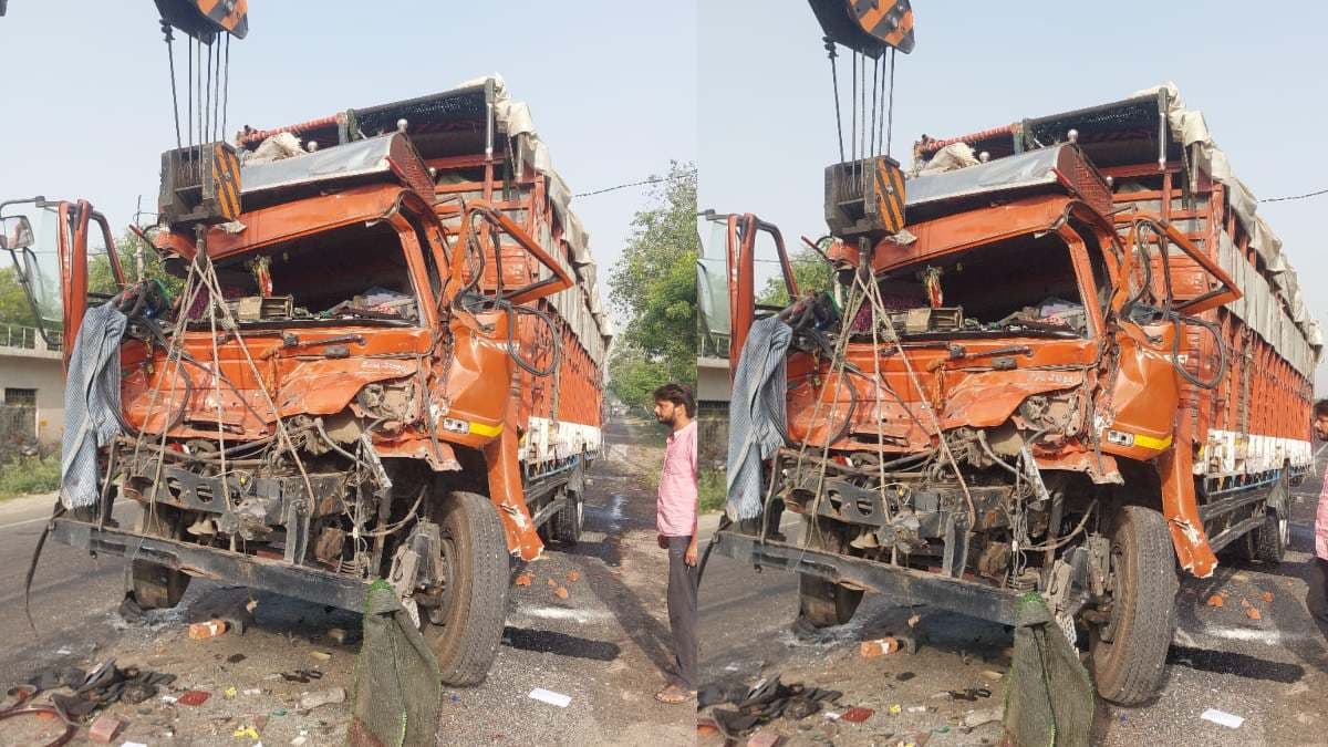 बुलंदशहर में दर्दनाक सड़क हादसा, ट्रक और डीसीएम में भिड़ंत, 3 की मौत, 22 घायल