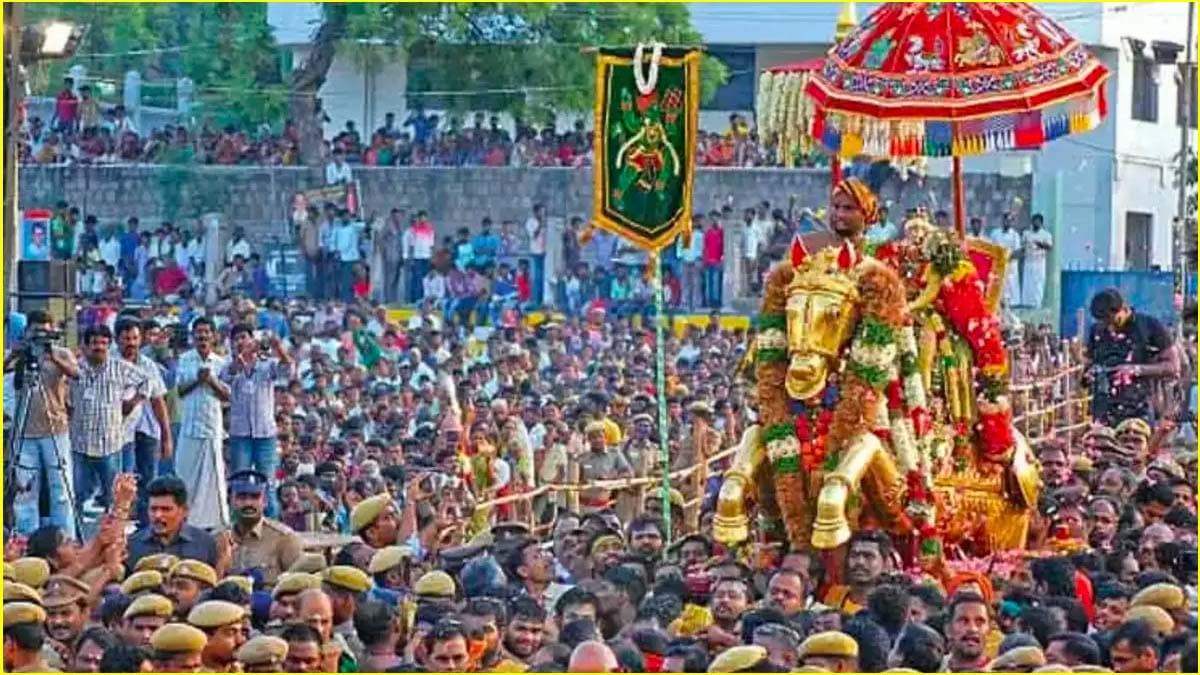चिथिरई महोत्सव में दिखा भक्ति का रंग, देवी मीनाक्षी और भगवान सुंदरेश्वर के विवाह में गूंजा 'गोविंदा-गोविंदा'