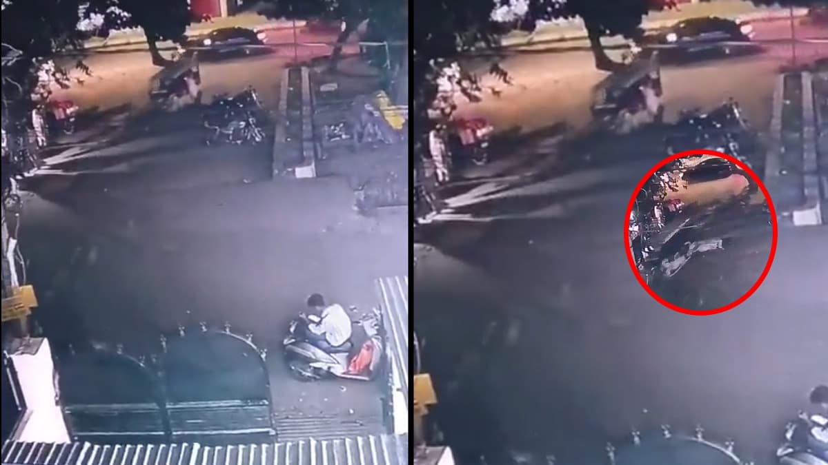 लखनऊ में खुद को बचाने के लिए चलते ई-रिक्शा से कूदी नर्सिंग की छात्रा, CCTV में कैद हुई वारदात