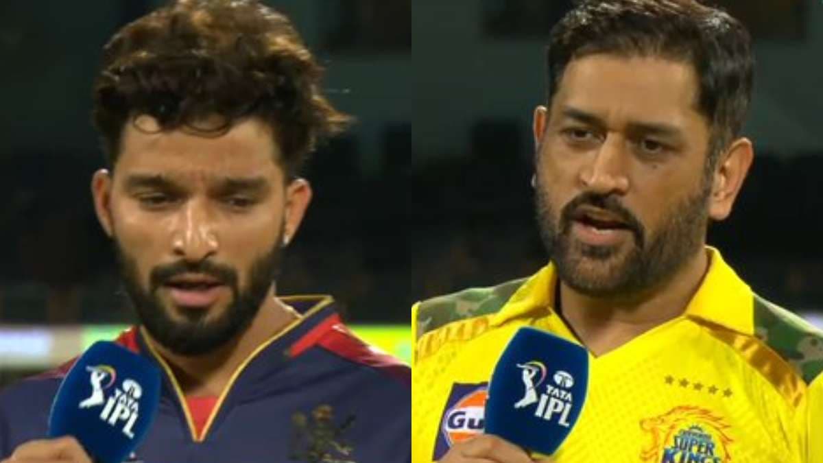 RCB vs CSK: सीएसके ने जीता टॉस, पहले गेंदबाजी का फैसला, देखें दोनों टीमों की प्लेइंग 11