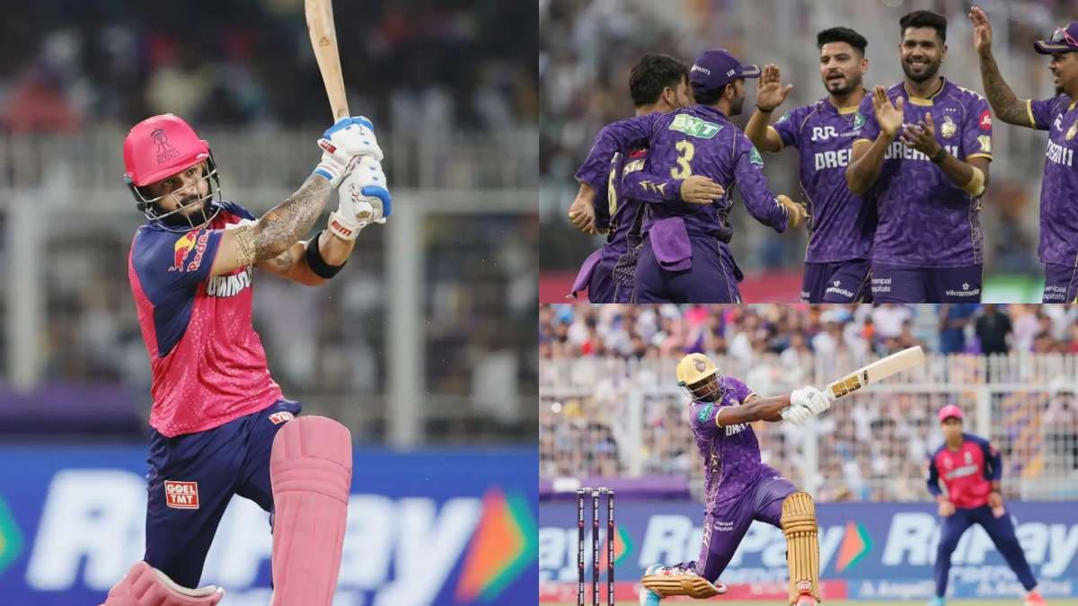 KKR vs RR: 6 गेंदों में 6 छक्के, रियान पराग की तूफानी पारी गई बेकार, केकेआर ने राजस्थान को 1 रन से हराया