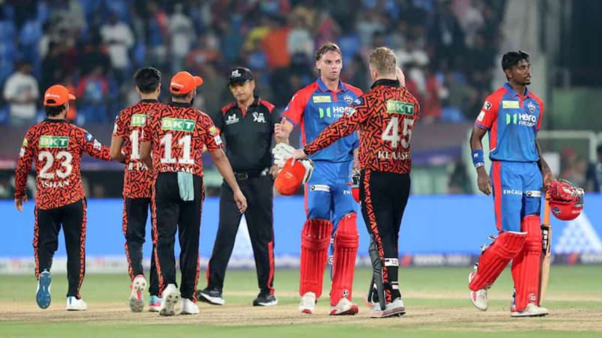 SRH vs DC मैच हुआ रद्द, हैदराबाद प्लेऑफ की रेस से हुई बाहर, Points Table 2025 में हुआ बड़ा उलटफेर