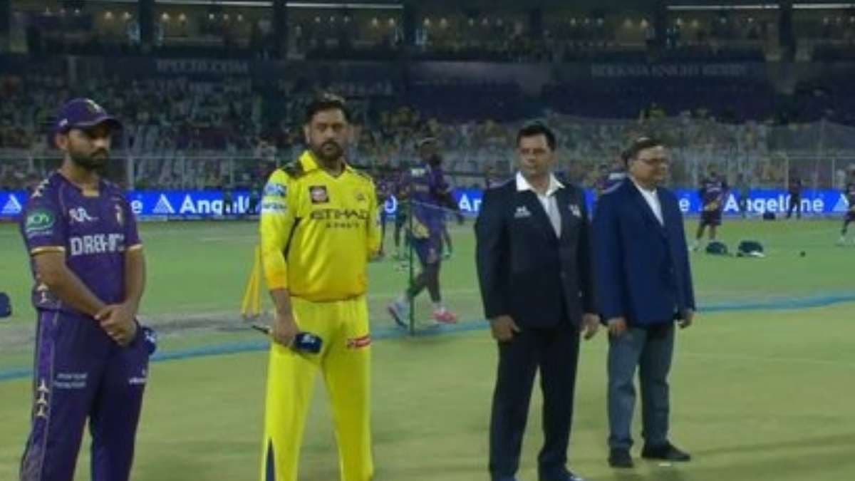 CSK vs KKR: केकेआर ने जीता टॉस, पहले बल्लेबाजी का फैसला, वेंकटेश अय्यर का पत्ता साफ, देखें प्लेइंग इलेवन