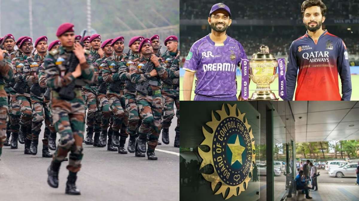 RCB vs KKR मैच से पहले BCCI ने उठाया बड़ा कदम, भारतीय सेना को मिलेगा ये खास सम्मान