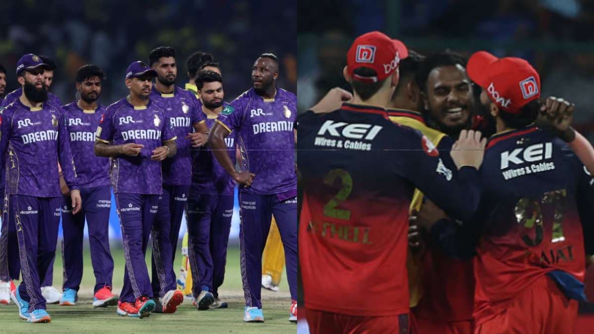 RCB vs KKR: मैच रद्द होने के बाद कोलकाता का प्लेऑफ से सफर हुआ खत्म, बेंगलुरु ने पॉइंट्स टेबल में गाड़ा झंडा