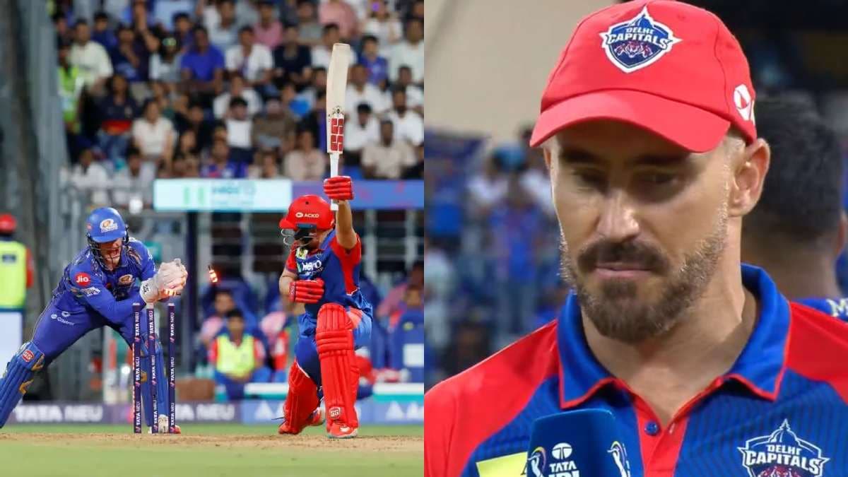 MI vs DC: प्लेऑफ की रेस से बाहर होने के बाद छलका फाफ डु प्लेसिस का दर्द, बताया कहां हुई असली चूक