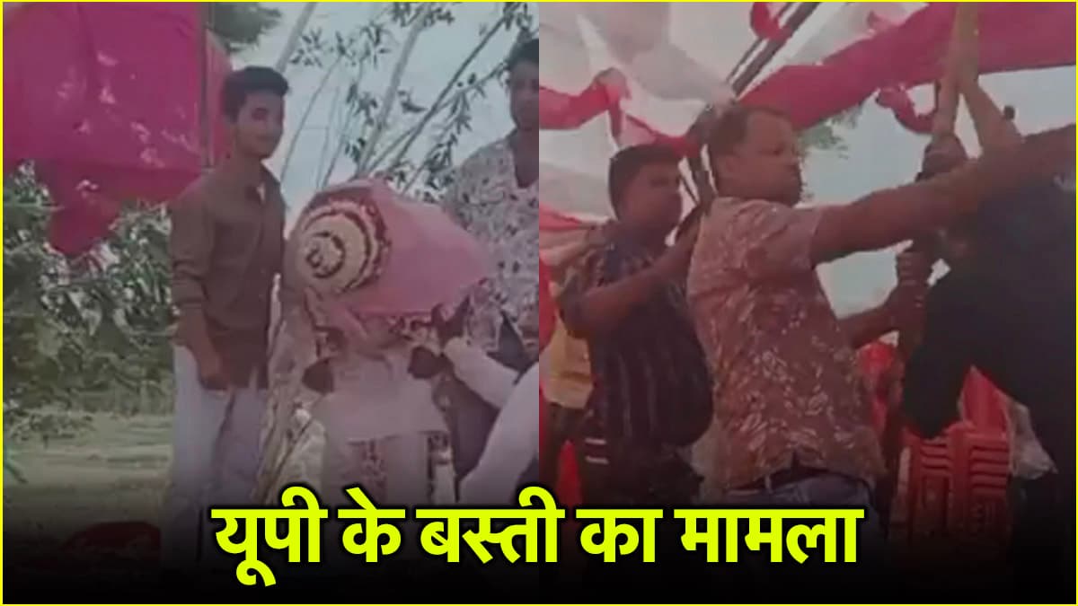 दूल्हे का सेहरा उड़ा, मंडप-कुर्सियां टूटीं और... देखें भयंकर तूफान के बीच हुई शादी का वीडियो