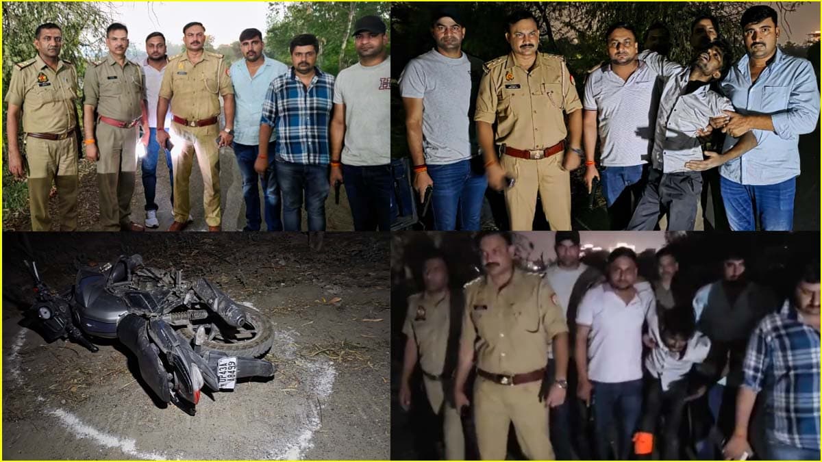 Noida News: एनकाउंटर के बाद बदमाश गिरफ्तार, कारतूस-तमंचा समेत ये सामान किया जब्त