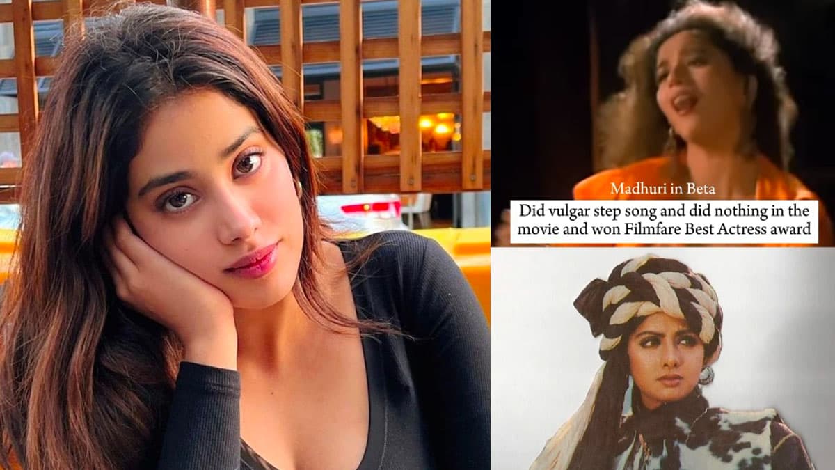 Janhvi Kapoor क्यों घिरी विवादों में? माधुरी दीक्षित-श्रीदेवी की वायरल रील से जुड़ा कनेक्शन