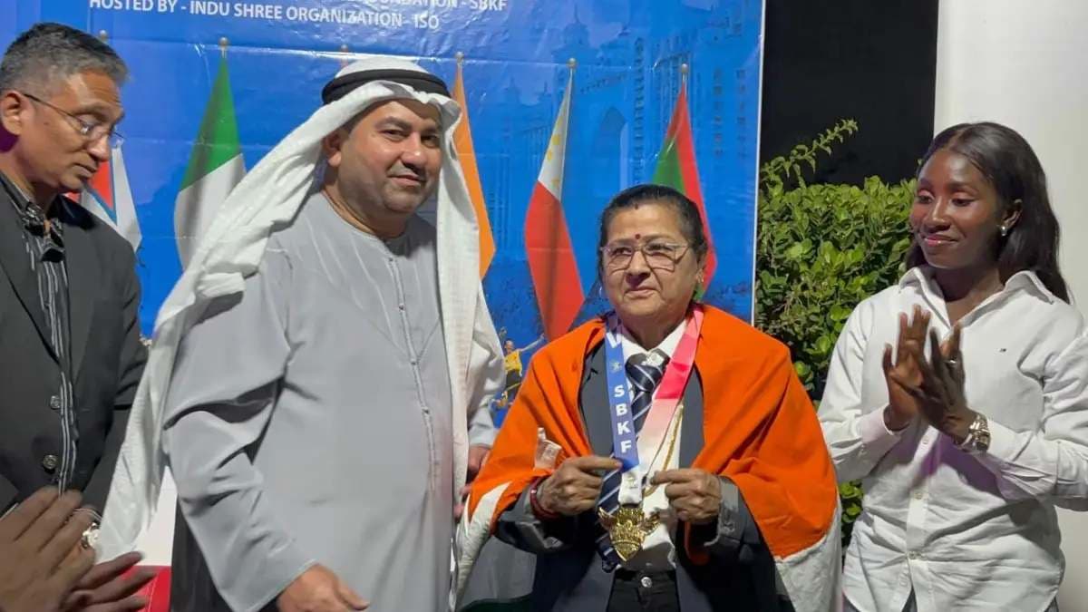 67 साल की कमला देवी मंगतानी बनीं इंटरनेशनल गोल्ड मेडलिस्ट, दुबई में बजाया भारत का डंका
