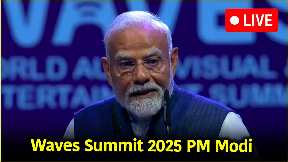 WAVES Summit 2025: PM मोदी बोले- एक अरब से अधिक कहानियों का देश है भारत