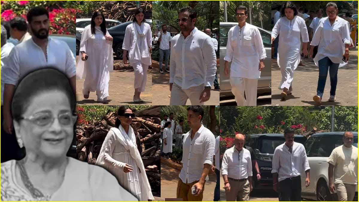 Anil Kapoor की मां को अंतिम विदाई देना पहुंचा बॉलीवुड, दुख में कपूर परिवार का सहारा बना बी-टाउन
