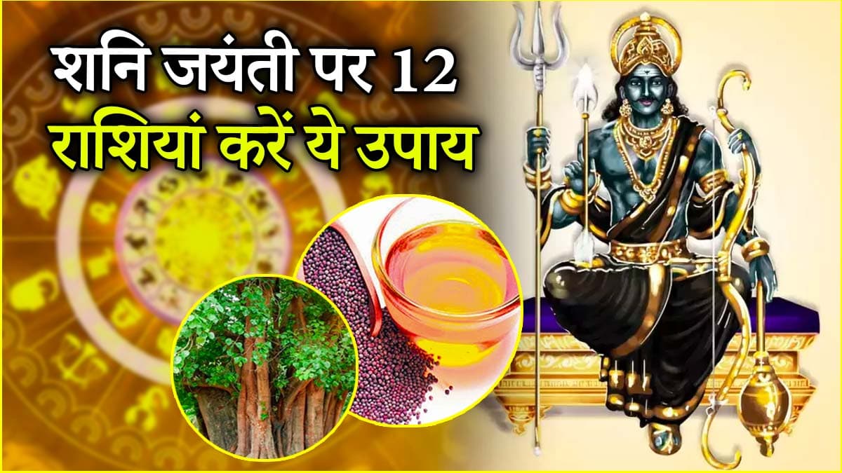 Shani Jayanti 2025: शनि जयंती पर राशि के अनुसार करें उपाय, शनिदेव की कृपा के साथ चमकेगी किस्मत