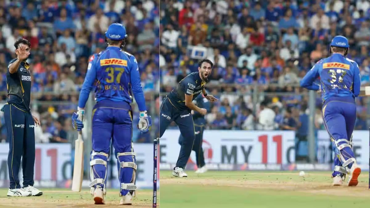 IPL 2025: दो सिक्स खाने के बाद Prasidh Krishna के वार से चकरा गया बल्लेबाज का सिर, बदलना पड़ा हेलमेट; देखें वीडियो