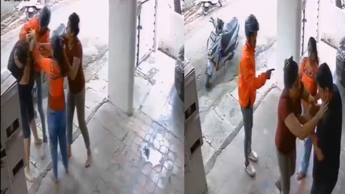 Zepto के डिलीवरी बॉय ने ग्राहक से की मारपीट, CCTV में कैद हुई पूरी घटना
