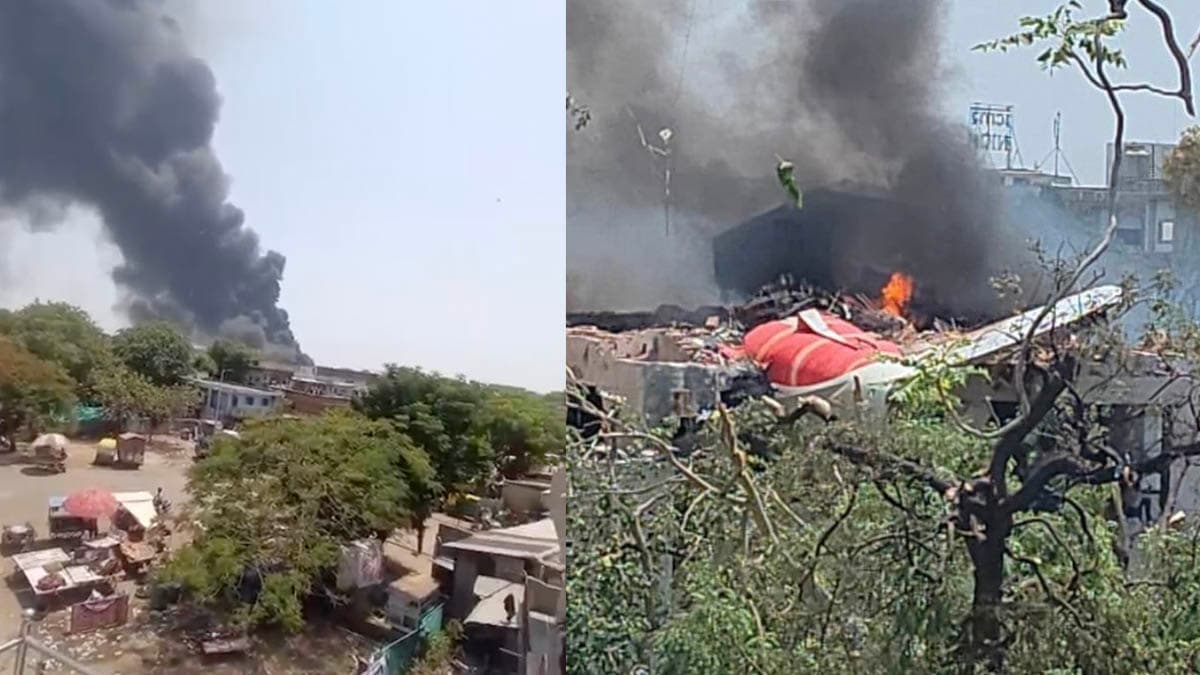 गुजरात के अहमदाबाद में प्लेन क्रैश, लंदन जा रहा था एअर इंडिया का विमान, 242 लोग थे सवार