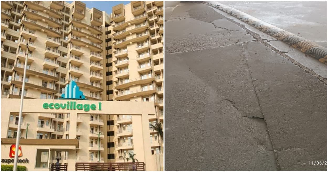 ग्रेटर नोएडा वेस्ट की इस सोसायटी में अचानक होने लगा कंपन, बैन करनी पड़ी वाहनों की एंट्री