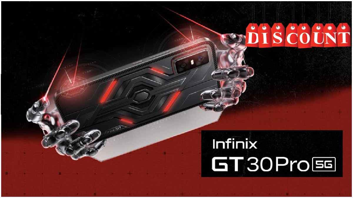 Infinix GT 30 Pro 5G+ की बिक्री आज से शुरू, 7000 रुपये की छूट; जानें फीचर्स