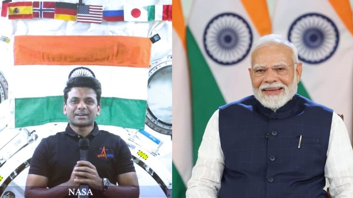 'अंतरिक्ष से भव्य दिखता है भारत', पीएम मोदी से बातचीत में बोले शुभांशु शुक्ला