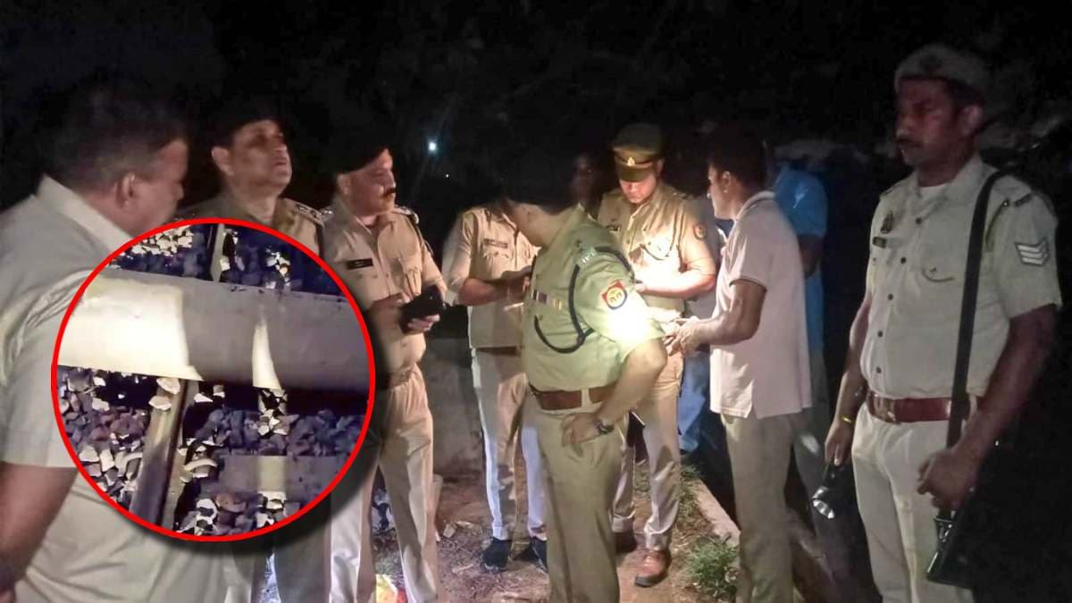 UP News: दिल्ली-सहारनपुर ट्रेन को पलटाने की साजिश, रेलवे ट्रैक पर रखा लोहे का पाइप