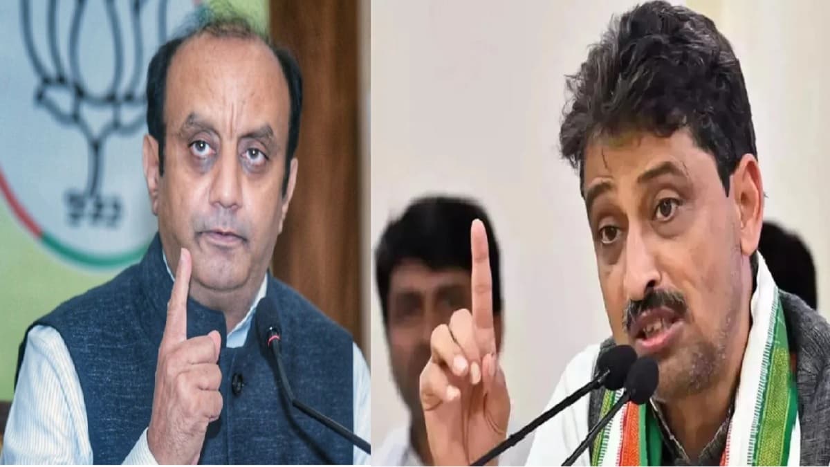 भाजपा सांसद सुंधाशु त्रिवेदी पर कांग्रेस नेता ने किया पलटवार, बोले- 1 घंटे में कर देंगे ठीक