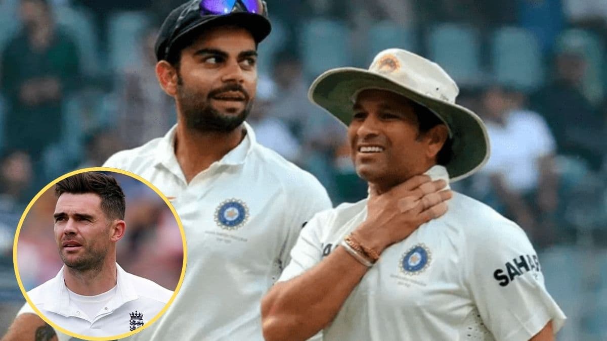 'सचिन तेंदुलकर नहीं विराट कोहली को....' जेम्स एंडरसन ने खोला बड़ा राज