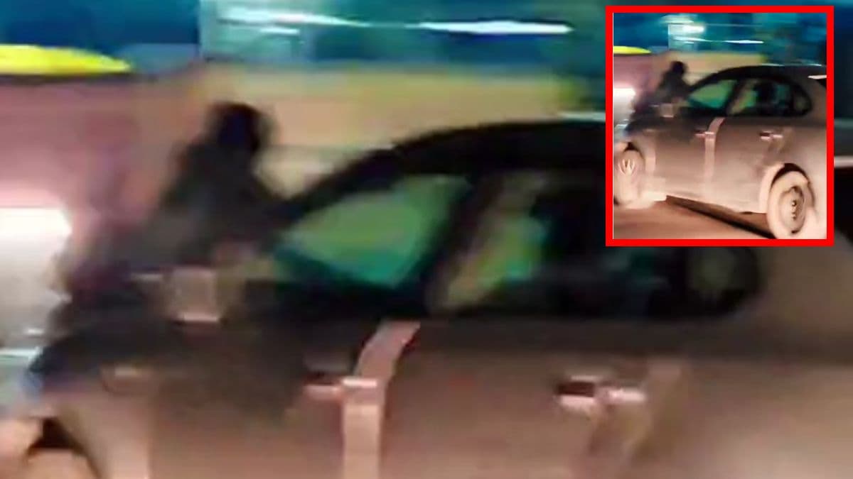 UP News: बरेली में होमगार्ड को कार की बोनट पर लटकाकर घसीटा, CCTV में कैद हुई घटना