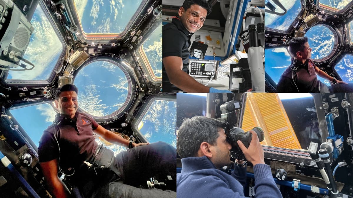Space Station के कपोला से आईं ग्रुप कैप्टन शुभांशु की शानदार तस्वीरें, शुरू हुई रिसर्च