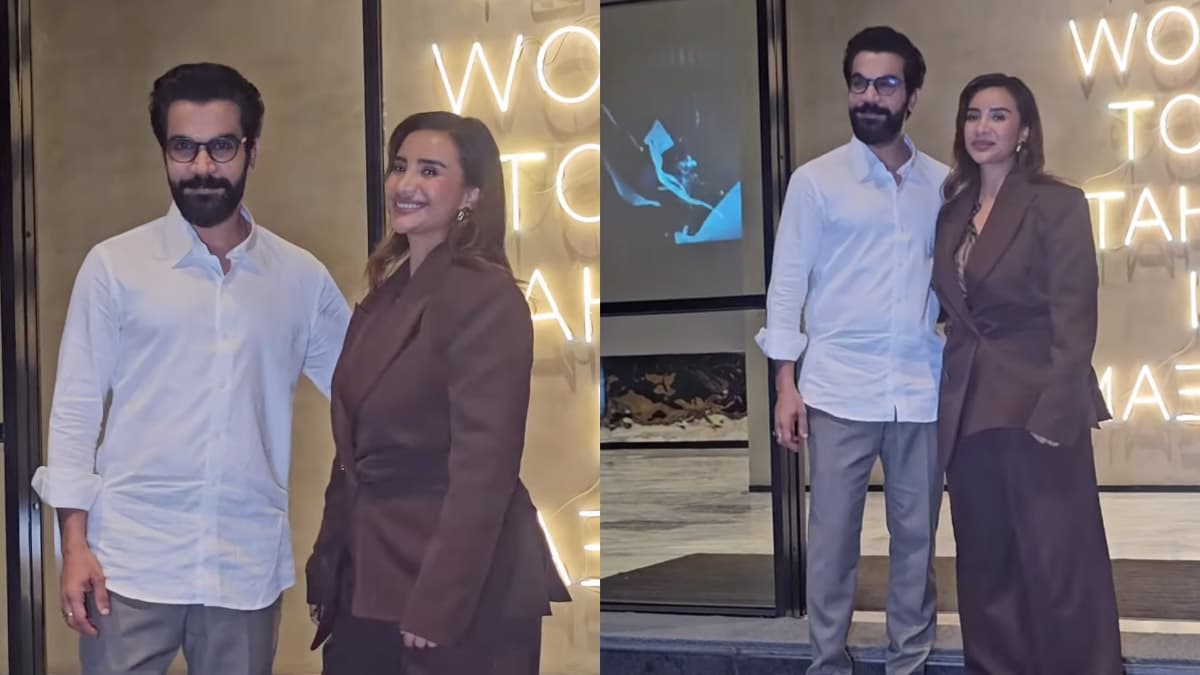 प्रेग्नेंसी अनाउंसमेंट के बाद Patralekha ने पहली बार फ्लॉन्ट किया बेबी बंप, Rajkumar Rao संग दिए पोज