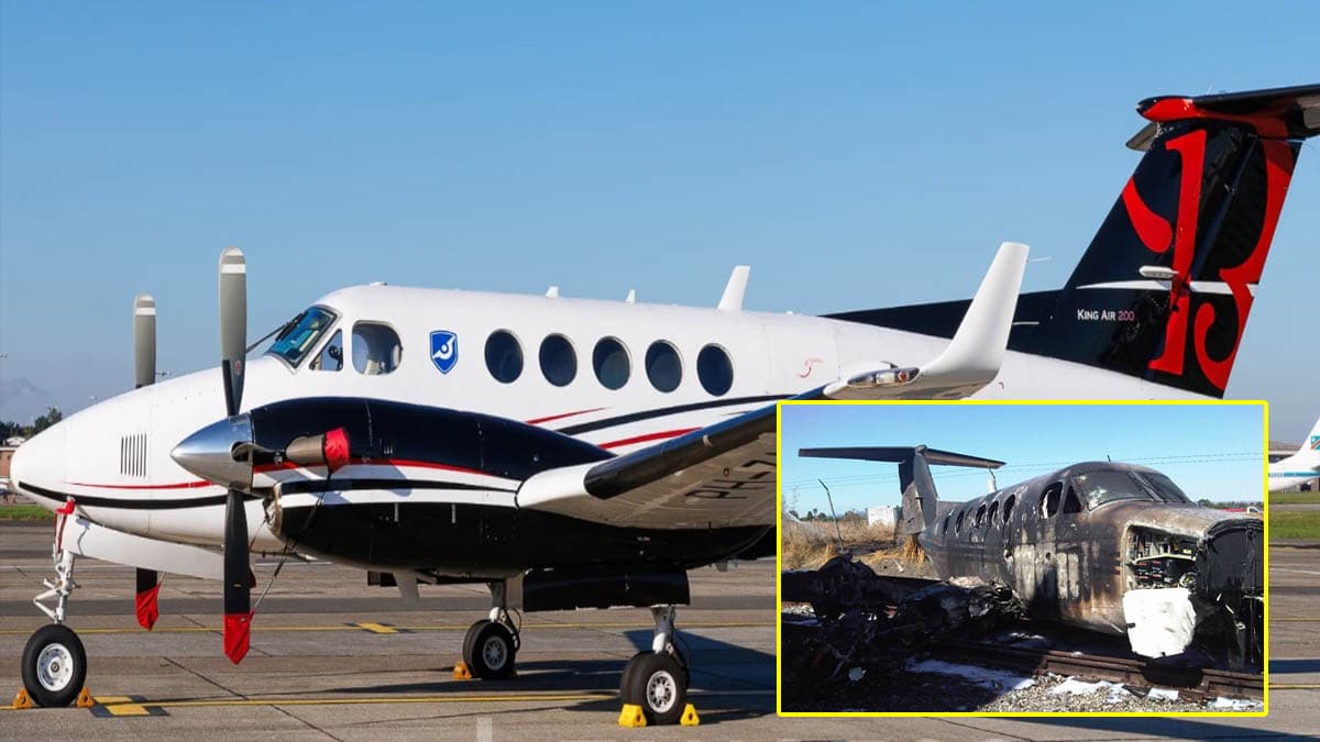 Beechcraft King Air B200 Crash : लंदन में क्रैश हुए विमान की क्या है खासियत, कितने लोगों की कैपेसिटी, कीमत कितनी?
