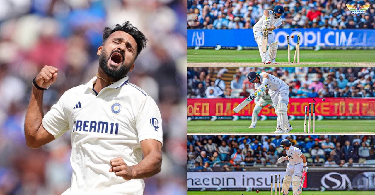 ENG vs IND: बारिश रुकी तो इंग्लैंड पर बरस पड़े आकाशदीप, ओली पोप को दिन में दिखाए तारे, देखें VIDEO