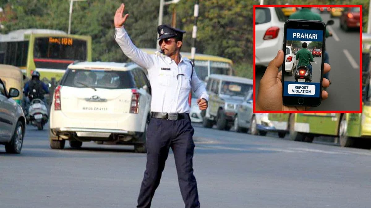 Prahari App delhi traffic police