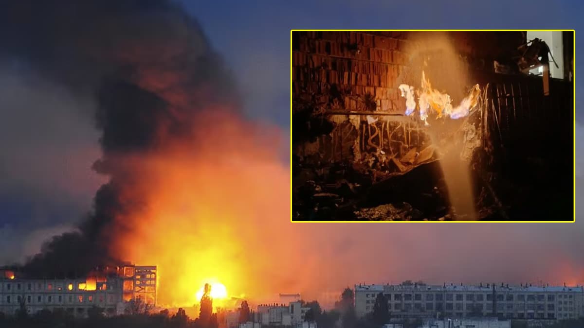 शांति वार्ता के बाद कीव पर रूस का बड़ा ड्रोन अटैक, कई इलाकों में लगी भीषण आग