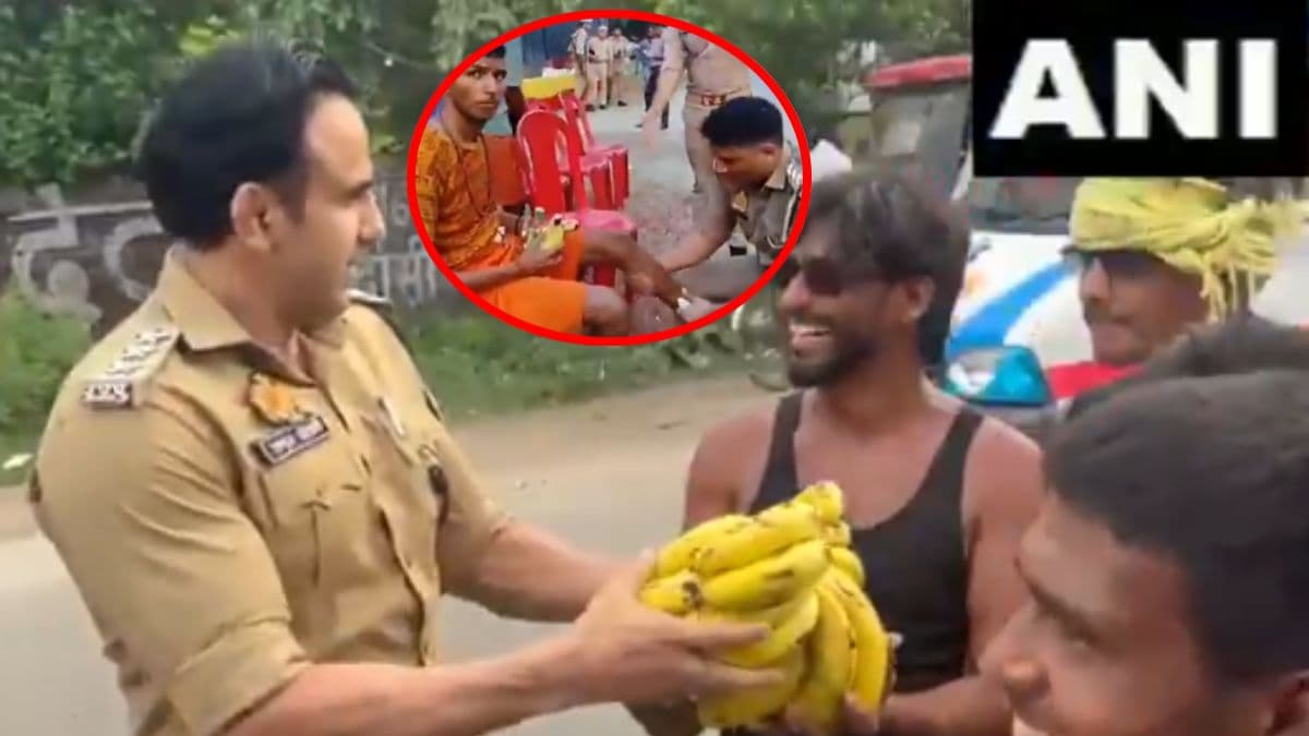 UP News: संभल पहुंचे, की सेवा...कांवड़ियों के पैर दबाते दिखे CO अनुज चौधरी