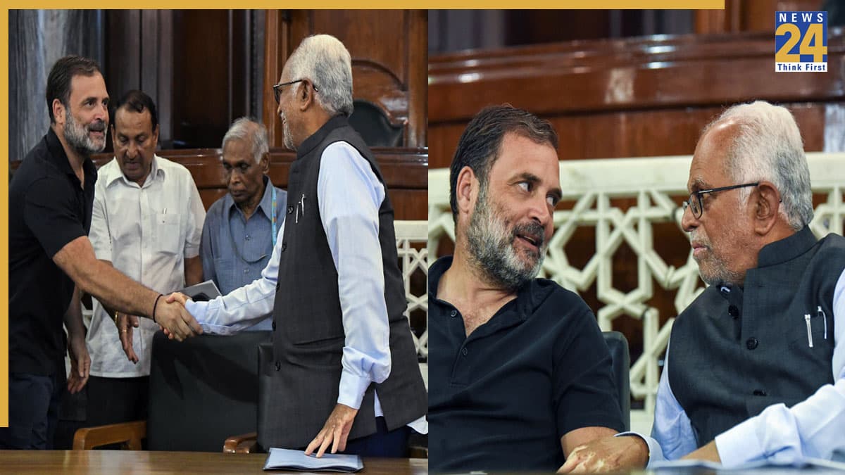'राहुल गांधी सड़कों को खामोश नहीं रहने देते' नामांकन भरने से पहले बी. सुदर्शन रेड्डी ने क्या कहा?
