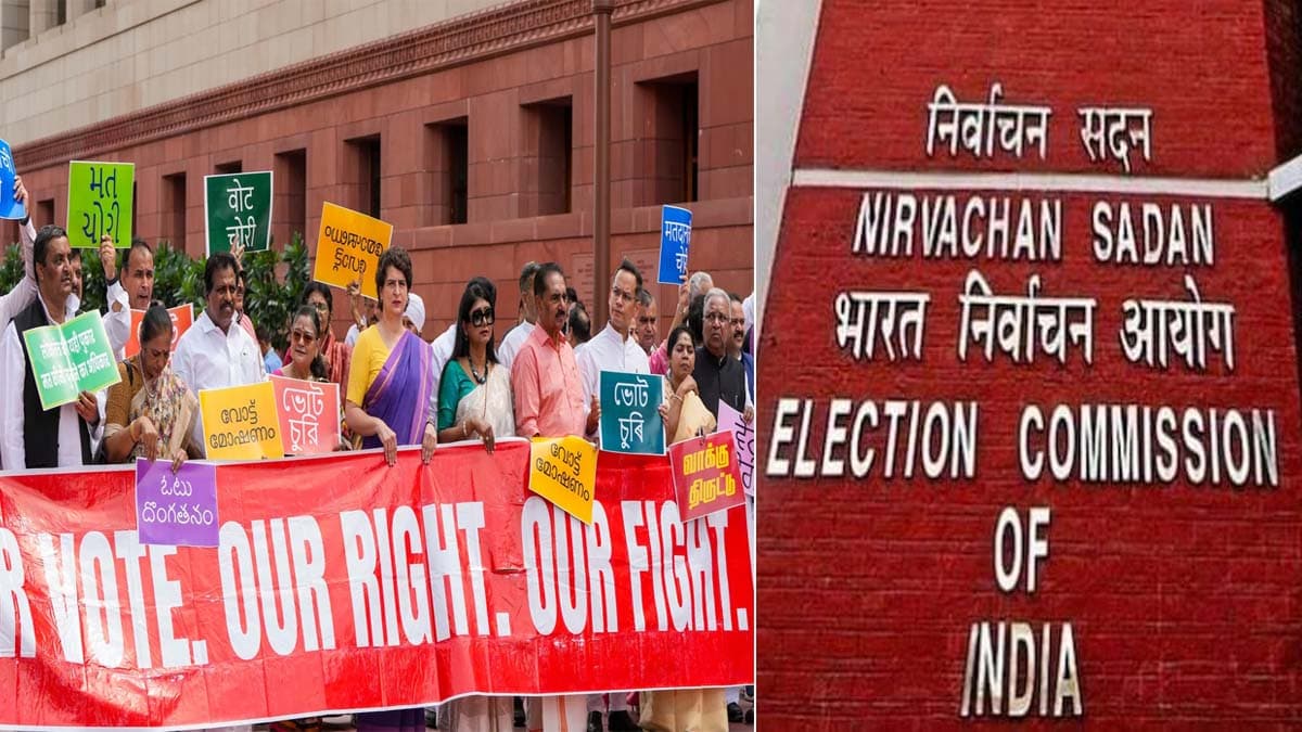 India Alliance March: राहुल गांधी के साथ सांसद आज करेंगे EC ऑफिस का घेराव, वोट चोरी के खिलाफ प्रदर्शन