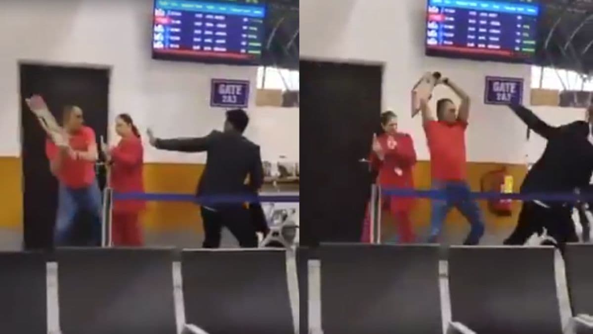 एयरपोर्ट पर रोका तो स्पाइसजेट के कर्मचारी का तोड़ दिया मुंह, सेना के अधिकारी का 'तांडव'
