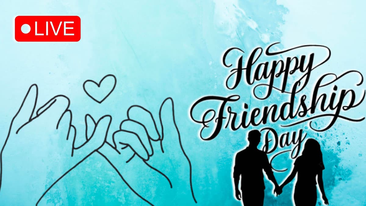 Friendship Day 2025 LIVE: सोशल मीडिया पर ट्रेंड कर रहे हैं ये फ्रेंडशिप डे कोट्स, क्या आपने भेजा अपने दोस्त को?