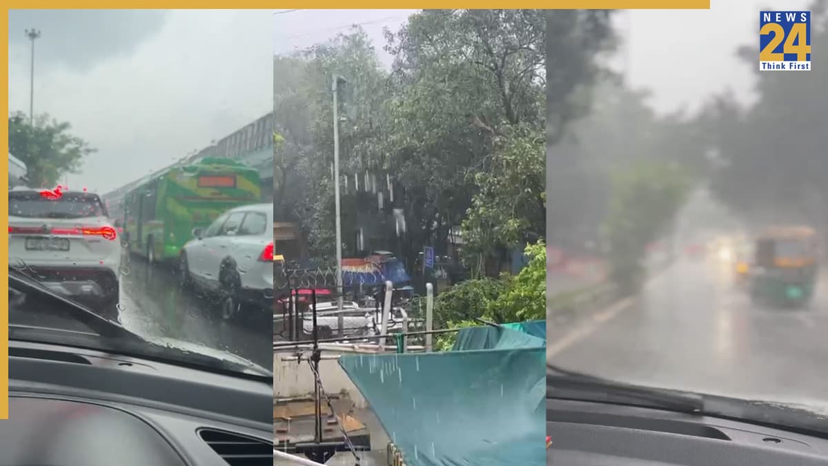 Delhi Rains: दिल्ली-NCR में झमाझम बारिश, जलभराव से लगा जाम; IMD ने जारी किया रेड अलर्ट