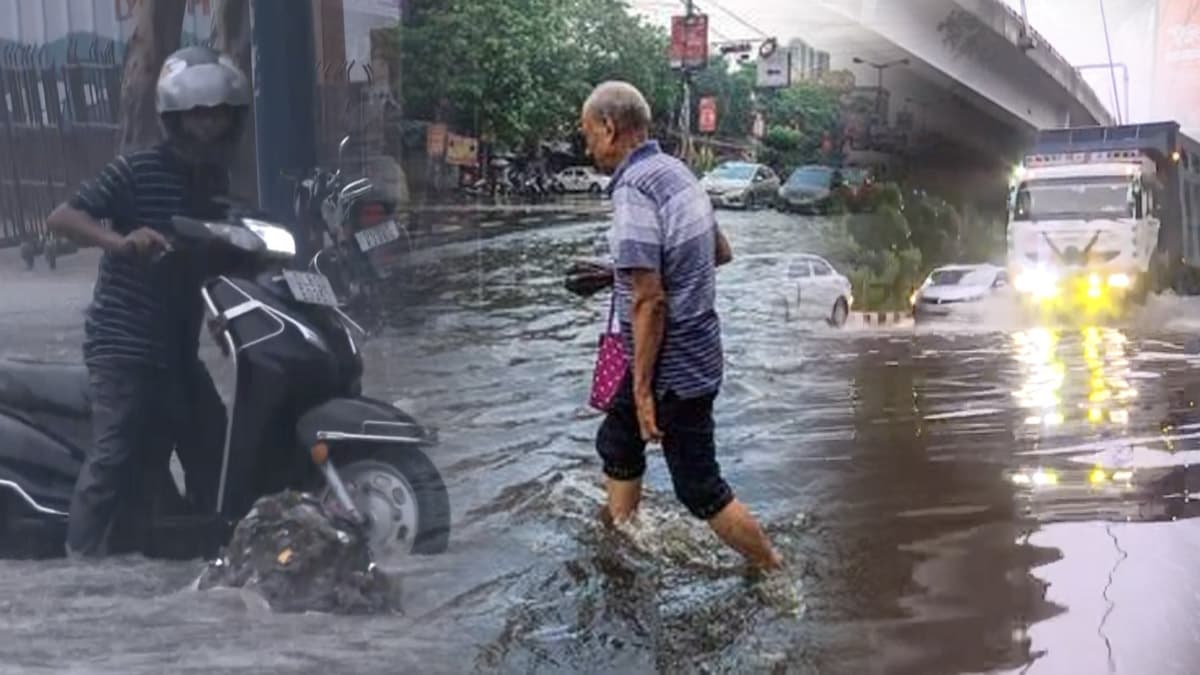 दिल्ली-NCR में झमाझम बारिश, 61 किमी प्रति घंटे की रफ्तार से चलेंगी हवाएं, IMD ने दिया ताजा अपडेट