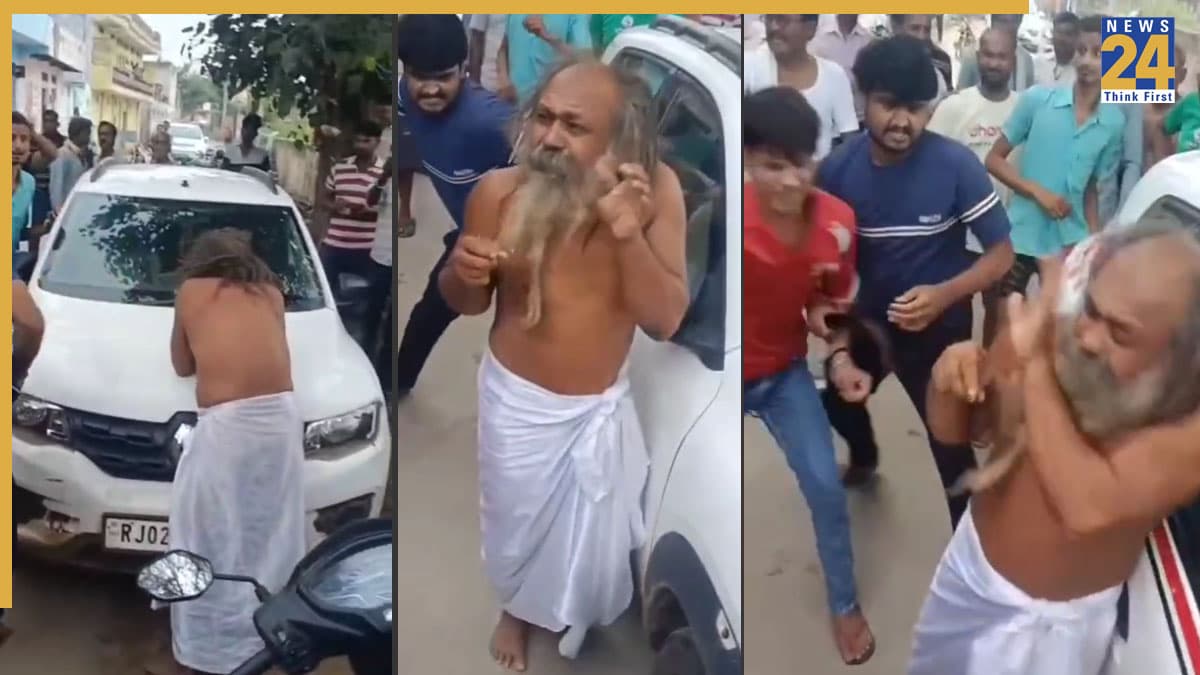 'साधु के उतारे कपड़े, बेल्ट से पीटा', राजस्थान के अलवर से आया चौंकाने वाला वीडियो
