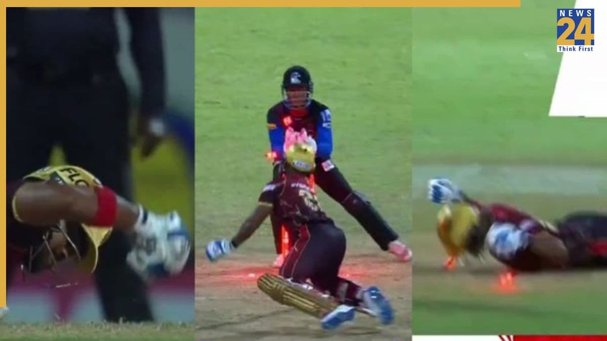 Nicholas Pooran हुए गुस्से से लाल, बीच मैच में जोर-जोर से पीटने लगे पिच, वायरल हुआ वीडियो