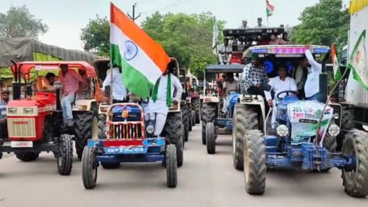 kisan tiranga yatra
